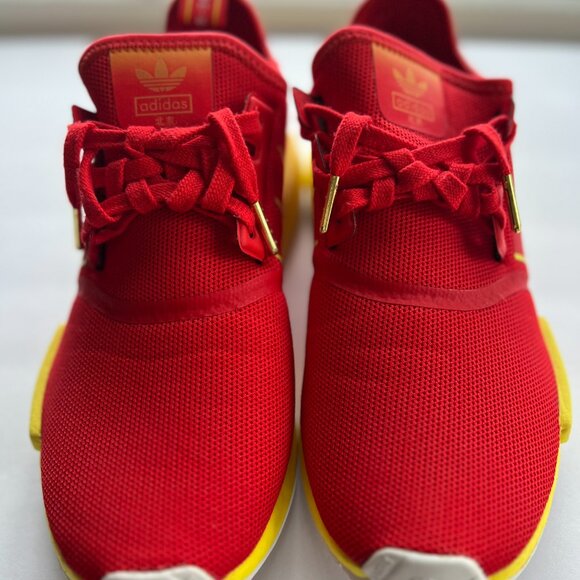 Adidas Mens Athletic Red NMD_ R1 BEIJING Sneakers in size 8.5 Mens - Picture 1 of 6
